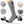 Snow Deer grey heated sock with battery pocket and reinforced toe and heel