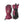 Hestra burgundy and black insulated ski gloves with adjustable wrist straps