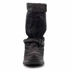 Neos black overshoe with adjustable strap and high cuff