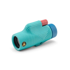 Nocs Provisions teal monocular with textured grip and red focus dial