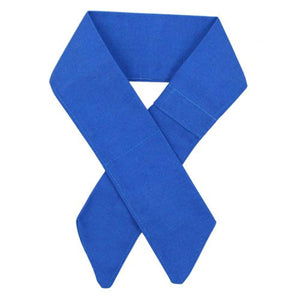 Blue fabric awareness ribbon