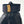 Close up of Hestra black leather glove cuff with orange pull tab