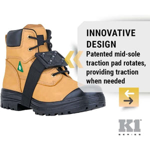 K1 Series work boot with a rotating traction pad on the mid-sole