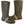 K1 Ice Cleats attached to olive green rubber work boots