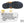 K1 Ice Cleats traction pad attached to boot sole with adjustable strap and one size fits all text
