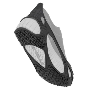 K1 Ice Cleats traction device attached to the sole of a shoe
