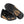 K1 Ice Cleats black and tan traction device attached to a black shoe