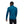 Back view of a man wearing a blue Black Diamond long sleeve quarter zip fleece