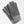 Fibreheat grey and white marled knit gloves with ribbed cuffs