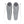 Pair of grey Therm-ic heated insoles with attached power cables