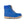 Cloud Nine Sheepskin blue suede lace up boot with beige lug sole