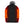 ActionHeat red and black cable knit beanie with grey pom pom and glowing orange heating elements on sides