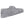 Grey reusable cloth menstrual pad with white snap fasteners