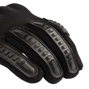 221B Tactical black tactical glove with molded finger protection