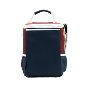 Kanga Coolers navy red and white insulated backpack cooler