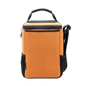 Kanga Coolers orange insulated cooler bag with black trim and handle
