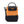 Kanga Coolers orange and black insulated beverage bag with top handle and front pocket