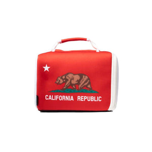 Kanga Coolers soft cooler with California Republic flag print