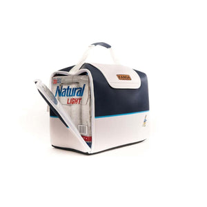 Kanga cooler bag containing a 30 pack of Natural Light beer
