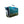 Kanga Coolers insulated beverage case in teal and green with white trim