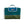 Kanga brand insulated cooler bag in teal and olive green with top handle and white zipper