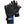 Glacier Glove black fingerless neoprene gloves with blue wrist straps