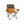 Kelty folding camp chair with brown fabric and metal frame