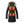 Kelvin black parka with four glowing orange heating zones on chest and waist areas