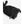 Auclair black heated glove with power cable and wool branding
