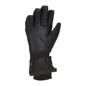 Kombi black winter glove with textured palm and elastic wrist