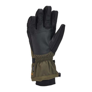 Kombi olive green and black winter glove with elastic wrist