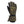 Olive green and black insulated winter glove with wrist strap and adjustable cuff