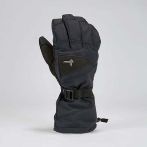 Kombi black insulated winter glove with adjustable wrist strap