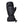 Kombi black leather and fabric winter mitten with Gore-Tex branding