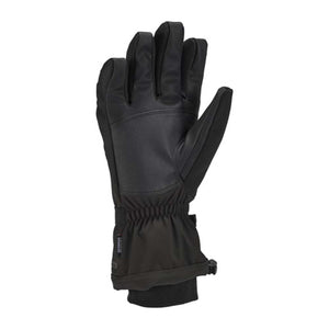 Kombi black winter glove with textured palm and elastic wrist