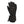 Kombi black winter glove with adjustable wrist strap and cinch cord cuff