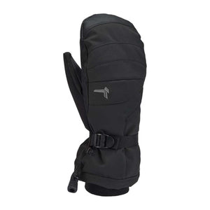 Kombi black winter mitten with adjustable wrist strap