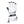 Kombi white ski glove with black strap and zipper pocket