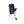 Kombi white and black leather ski mitten with Gore-Tex branding