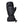 Kombi black leather mitten with Gore-Tex branding
