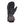 Kombi black and grey winter mitten with elastic wrist