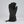 Black insulated winter glove with adjustable wrist strap