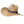 Kool Breeze straw hat with a built in solar fan on the front