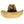 Kool Breeze straw cowboy hat with a built in solar powered fan on the front