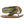 Korkers DeYoung flip flops with brown leather straps and fish scale pattern footbed