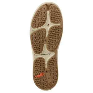 Korkers Klingon Deck rubber shoe outsole with textured grip pattern