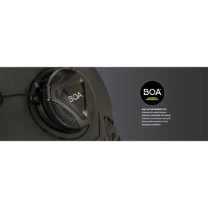 Korkers footwear featuring the BOA Fit System dial for a secure fit