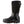 Korkers black waterproof tall rubber boot with orange sole accents