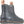 Korkers grey waterproof ankle boot with orange pull tabs