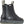 Korkers black waterproof slip on boot with grey pull tabs and K logo